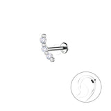 Сребърни Обеци Мая с 14К Златно Покритие S925