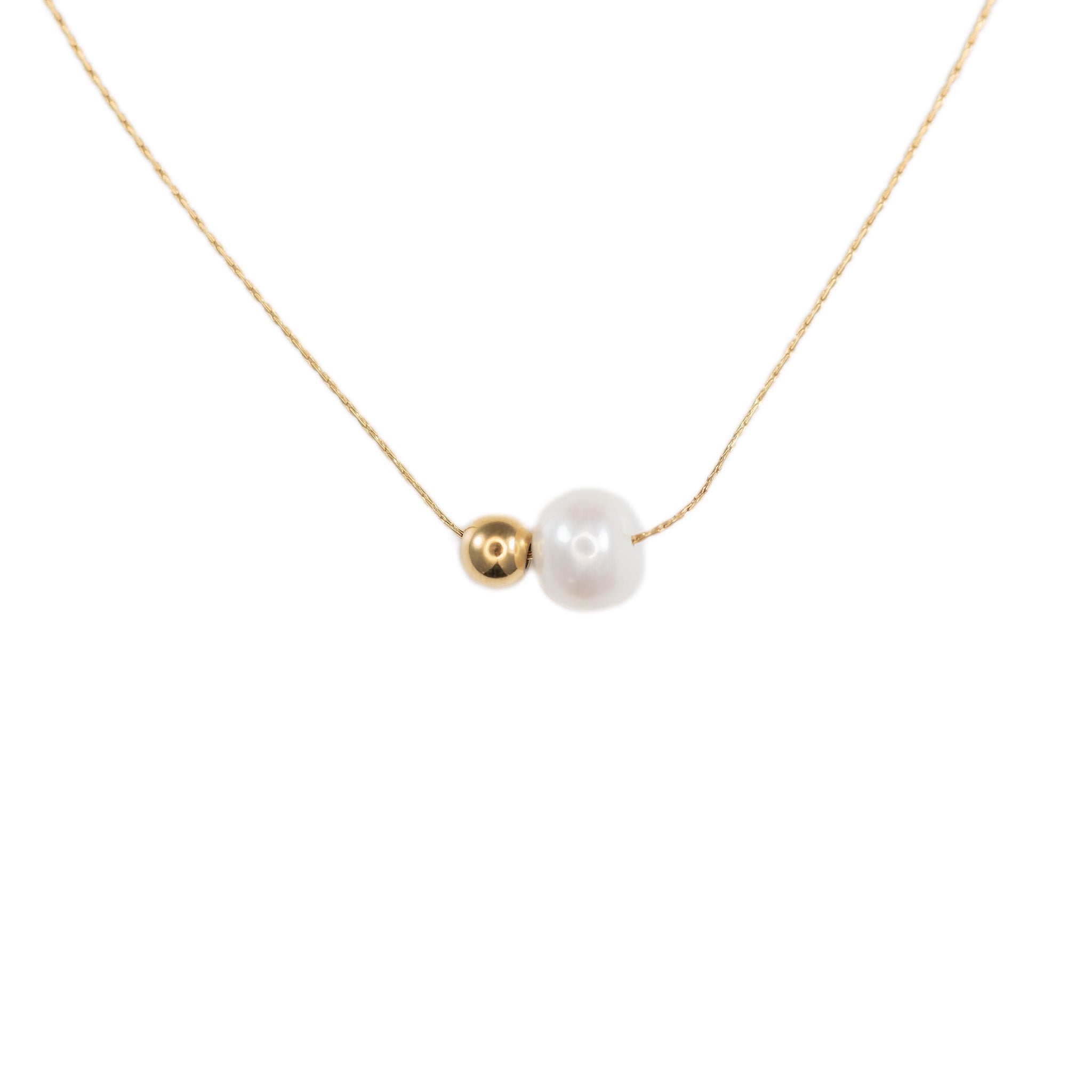 Нежно Колие Перла Elegance - 2 цвята