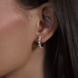 Обеци Перла с 18К Златно Покритие