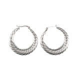 Обеци Кроасан 2025 - 2 цвята