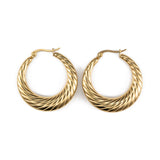 Обеци Кроасан 2025 - 2 цвята