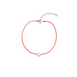 Червено Конче Със Среберен Елемент