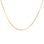 Златисто колие-верижка от медицинска стомана, елегантен аксесоар с размери 40.5 cm + 5 cm.