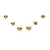 Сет Обеци Любов 6 бр с 16К Златно Покритие