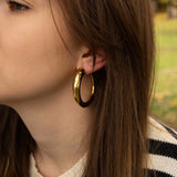 Обеци Класически Халки в 2 Цвята