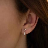 Сребърни Обеци Капка с 14К Златно Покритие S925