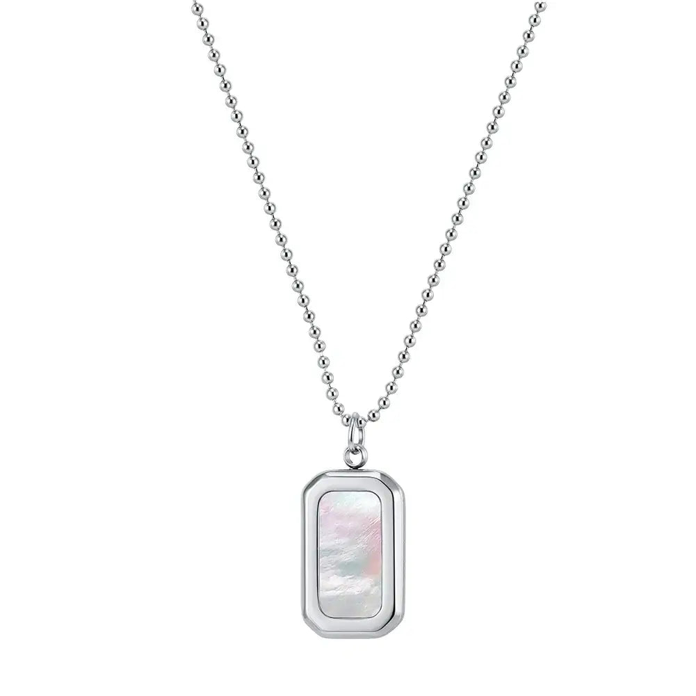 Колие Opal Frame с 18К Златно Покритие в 2 цвята