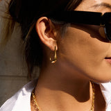 Обеци Етерни с 18К Златно Покритие