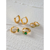 Сет обеци Everyday с 18К златно покритие в различни стилове и размери, идеални за всекидневно носене.