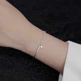 Сребърна Гривна с Блестящ Камък Gloss S925 Silver