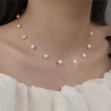 Сребърно Колие Топчета S925