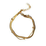 Златиста Двойна Гривна Vanity