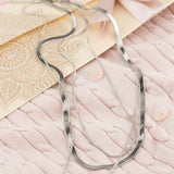 Ефектно тройно колие в два цвята