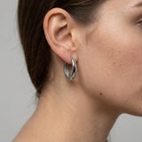 Обеци Халки Teardrop Gold с 18К Златно Покритие