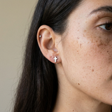Пиърсинг обеца кръст Cross Stud
