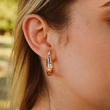 Обеци Alyssa в Розово Злато