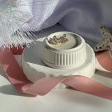 Обеци Лебед с Ослепителен Блясък Gold Swan