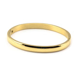 Овална златиста гривна