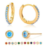 Сребърни обеци 4бр. S925 Silver