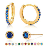 Сребърни обеци 4бр. S925 Silver