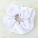Скрънчи за коса( голямо) цвят снежно бял