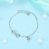 Сребърна Гривна Безкрайност Infinity S925 Silver