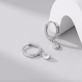 Сребърни Обеци Капка S925 Silver