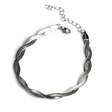 Сребриста Двойна Змийска Плетка