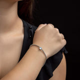 Сребриста Гривна с Кристал Glamour