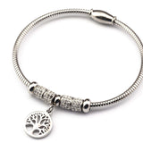 Сребриста мека гривна дърво на живота