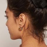 Двойни Халки Хибрид С 18к Златно Покритие