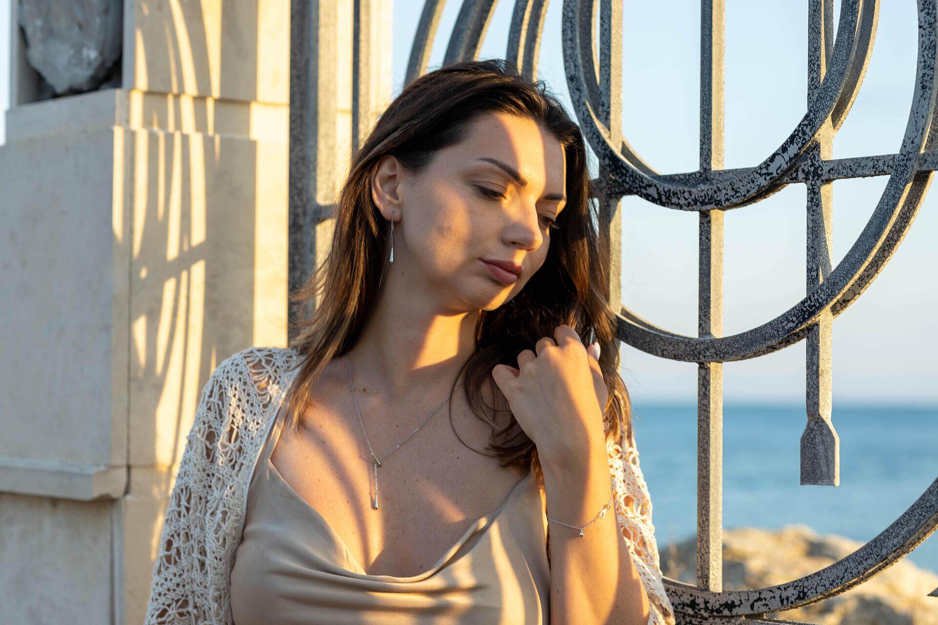 Висящи обеци Капка - 2 цвята