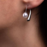 Сребристи перли с екстравагантен дизайн