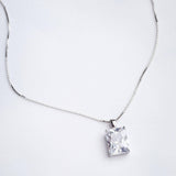 Сребърно колие диамант S925 Silver