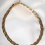 Тройно колие змийска плетка