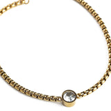 Златиста Гривна с Кристал Glamour