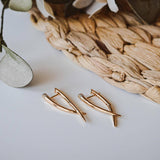 Златисти Обеци Adore с 16к Златно Покритие