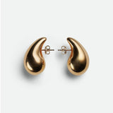 Златисти Обеци Chunky с 18к Златно Покритие