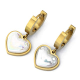 Обеци Сърце Медицинска Стомана - 2цвята