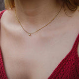 Златисто Колие Amore с Кристал