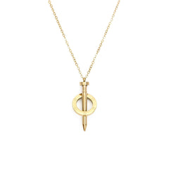 Колие пирон от медицинска стомана - 2 цвята